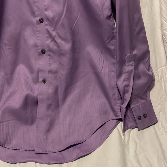 Purple Calvin Klein long sleeve button up - Picture 6 of 12